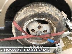 Range Rover Classic Set of x 4 three spoke alloy wheels & wheel nuts #3