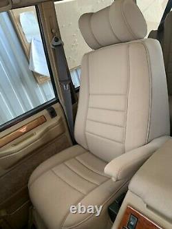 Range Rover Classic Wet Okole Seat covers complete set Tan Saddle Land Rover RRC