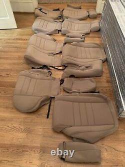Range Rover Classic Wet Okole Seat covers complete set Tan Saddle Land Rover RRC