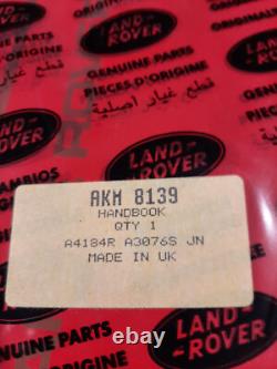 Range Rover Classic handbook AKM8139