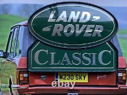 Range Rover Land Rover Classic Tailgate Badge