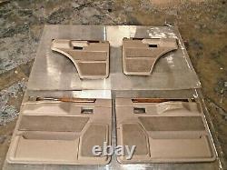 Range rover classic soft dash set front and rear door cards for spares cream