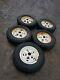Range rover rostyle wheels land tyres set of 5 steel 205 80 16 michelin classic