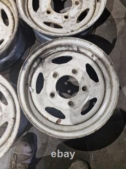 Set Of 5 Land Rover Discovery 1 Classic Range Rover Steel Wheels