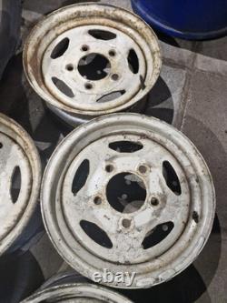 Set Of 5 Land Rover Discovery 1 Classic Range Rover Steel Wheels