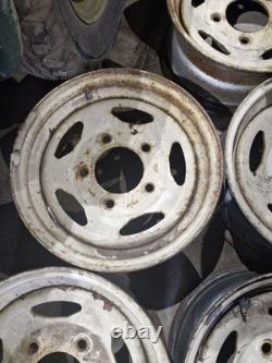 Set Of 5 Land Rover Discovery 1 Classic Range Rover Steel Wheels