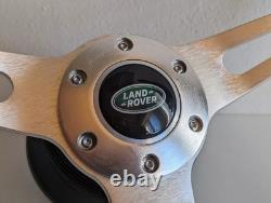 Steering Wheel fits For Land range Rover 1970-1983 Wood Classic Silver Vintage