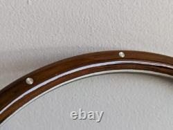 Steering Wheel fits For Land range Rover 1970-1983 Wood Classic Silver Vintage