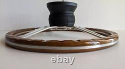 Steering Wheel fits For Land range Rover 1970-1983 Wood Classic Silver Vintage