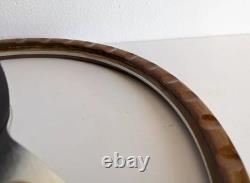 Steering Wheel fits For Land range Rover 1970-1983 Wood Classic Silver Vintage