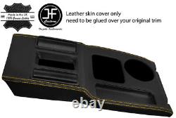 Yellow Stitch Centre Console Real Leather Cover Fits Range Rover Classic Early